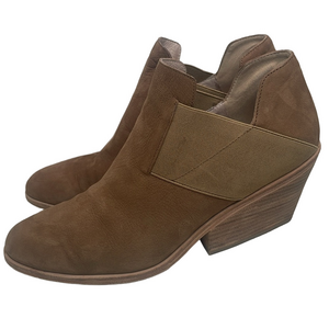 Eileen Fisher Tan Leather booties size 11